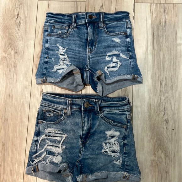 Size 00 jean shorts deals